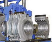 double wall corrugated PE pipe extrusion line